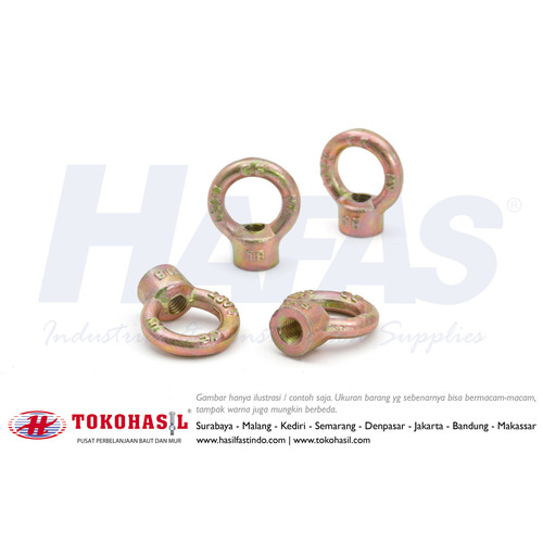 [EZR.2302355] Eye Nut M8, M 8 (kuning) / Mur Mata