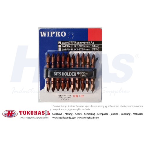 [EZR.2302704] Mata Obeng Angin (PH+1) #01 x 65 mm - WIPRO, ECERAN