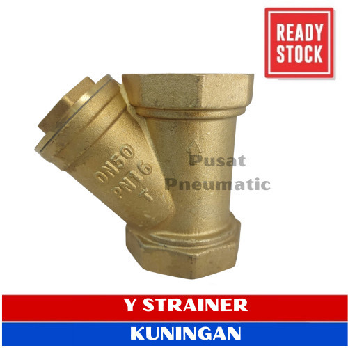 [EZM.9500173] 1/4" Y Strainer Kuningan / Saringan Kuningan Size 1/4 Inch