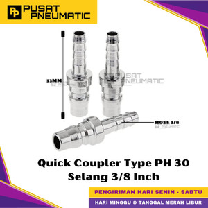 [EZM.9500179] PH 30 Air Quick Release Joint Coupling Coupler Male Connector Air Hose Compressor 3/8" Inch Type PH30