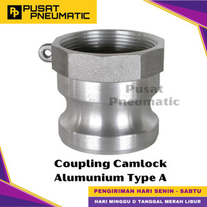 [EZM.9500476] 1/2" Quick Joint Coupling Almunium Camlock Alumunium Type A 50 Size 1/2 Inch