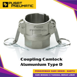 [EZM.9500523] 1" Quick Joint Coupling Almunium Camlock Alumunium Type D 100 Size 1 Inch