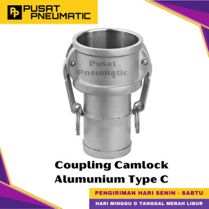 [EZM.9500524] 1" Quick Joint Coupling Almunium Camlock Alumunium Type C 100 Size 1 Inch