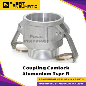 [EZM.9500527] 1" Quick Joint Coupling Almunium Camlock Alumunium Type B 100 Size 1 Inch