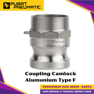 [EZM.9500534] 1" Quick Joint Coupling Almunium Camlock Alumunium Type F 100 Size 1 Inch