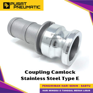 [EZM.9500594] 1 1/4" Quick Joint Coupling Camlock Stainless Steel Type E 125 Size 1 1/4 Inch