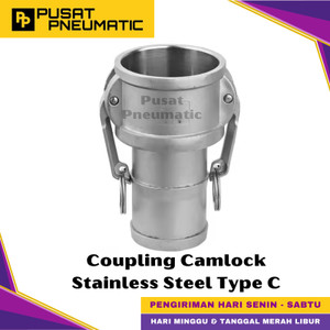[EZM.9500605] 1 1/4" Quick Joint Coupling Camlock Stainless Steel Type C 125 Size 1 1/4 Inch