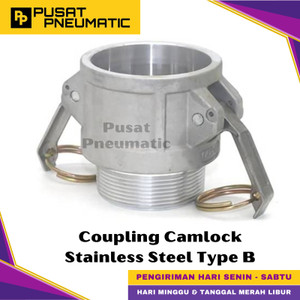 [EZM.9500606] 1 1/4" Quick Joint Coupling Camlock Stainless Steel Type B 125 Size 1 1/4 Inch