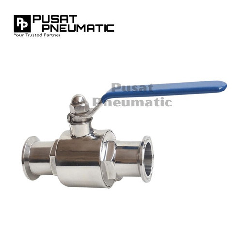 [EZM.9500627] 3/4" Ball Valve Sanitary Tri Clamp 2Pc Body Stainless 316 3/4 Inch