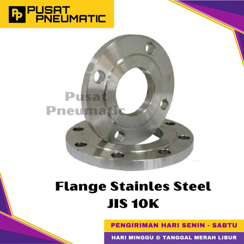 [EZM.9500650] 4" Flange Stainless Steel SS 304 Type Flange JIS 10K DN 100 Size 4 Inch