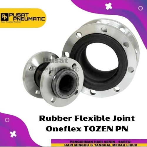 [EZM.9500685] 1 1/2" Rubber Flexible Joint Oneflex TOZEN PN 16 Size 1 1/2 Inch