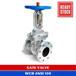 [EZM.9500704] 3" Stop Kran Gate Valve WCB Carbon Steel / Cast Steel ASTM A216 Type Flange ANSI 150 Connection Size 3 Inch DN 80