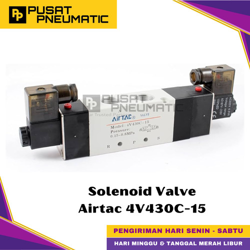[EZM.9500959] 4V430C-15 Solenoid Valve 4V430C 15 Selenoid Valve Airtac 4V 430C 15