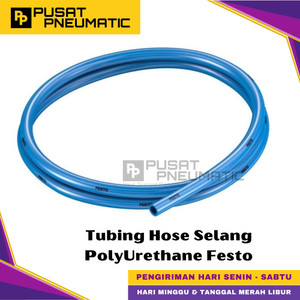 [EZM.9500970] Selang Angin Festo Pneumatic Hose Plastic Tubing PUN 8 X 1-BL (PU)