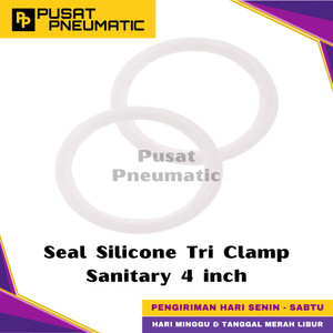 [EZM.9501433] 4" Gasket Seal Silicone Tri Clamp Ferrule Sanitary 4 inch