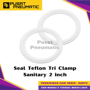 [EZM.9501445] 2" Gasket Seal Teflon PTFE Tri Clamp Ferrule Sanitary 2 inch