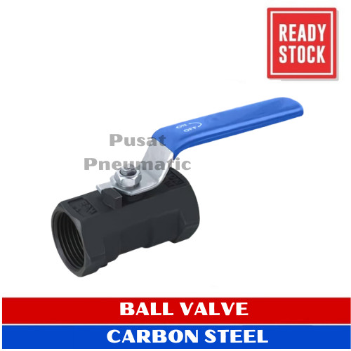 [EZM.9501914] 1/2" Stop Kran Ball Valve Carbon Steel Keran Air Size 1/2 Inch