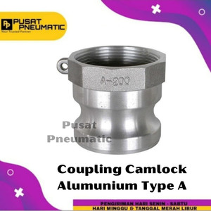 [EZM.9502123] 4" Coupling Almunium Camlock Alumunium Type A 400 Size 4 Inch