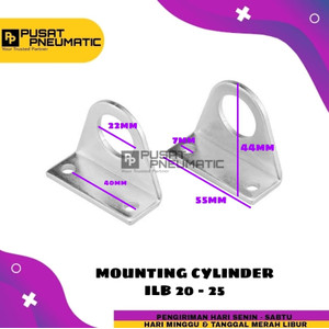 [EZM.9502429] Mounting Cylinder Type ILB 20-25 Cylinder RAL /RA/MAL/MA body 20 / 25