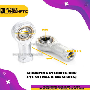[EZM.9502431] Connector Cylinder Rod eye/Mata Ikan M14 x 1.5
