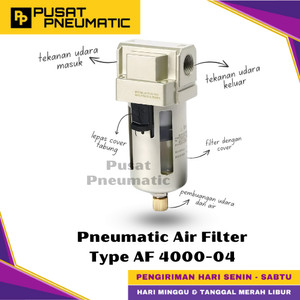 [EZM.9502604] AF 4000-04 FILTER PNEUMATIC / FILTER ANGIN 1/2" AF4000-04