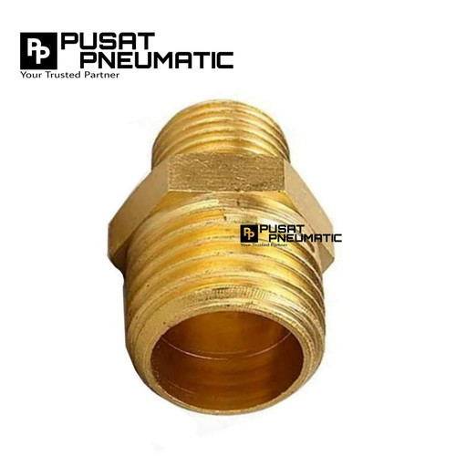 [EZM.9503104] DOUBLE NEPEL REDUCE 3/4 ke 1/2 DRAT MALE(cowo) MALE(Cowo) KUNINGAN