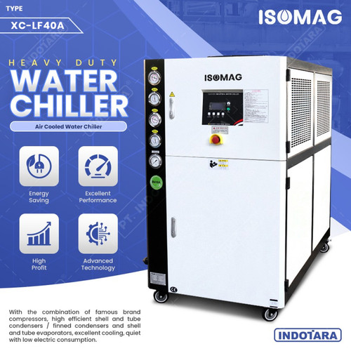 [EZM.1010003] Mesin Pendingin Air Dan Udara / Isomag Heavy Duty Industrial Air Cooled Water Chiller XC-LF40A