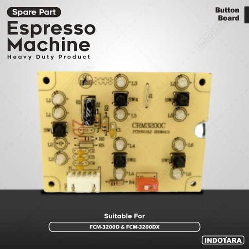 [EZM.1010007] Button Board For Ferratti  Ferro FCM-3200D & FCM-3200DX