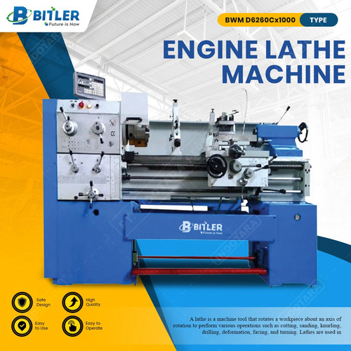 [EZM.1010009] Mesin Bubut Bitler BWM D6260Cx1000