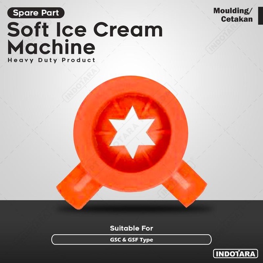 [EZM.1010028] Moulding/Cetakan Mesin Es Krim Soft Ice Cream For Tomori  GSC & GSF Series