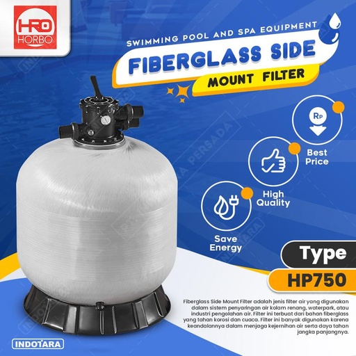 [EZM.1010042] Tabung Filter Fiberglass Pemasangan ATAS Kolam Renang HORBO Swimming Pool & SPA