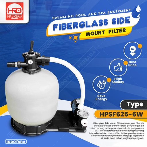 [EZM.1010043] COMBO Pompa + Tabung Filter Fiberglass Kolam Renang HORBO Swimming Pool & SPA