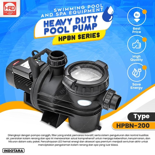[EZM.1010050] Pompa Kolam Renang Horbo Swimming Pool Pump 0.75HP - 2HP