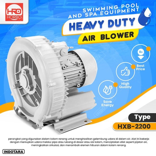 [EZM.1010054] Ring Blower 750 - 2200 Air Pump Blower Tambak Kolam 750W - 2200W