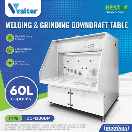 [EZM.1010061] Meja Downdraft Untuk Grinding & Welding / Dust Collector IDC-1200DM Downdraft Table - Valter