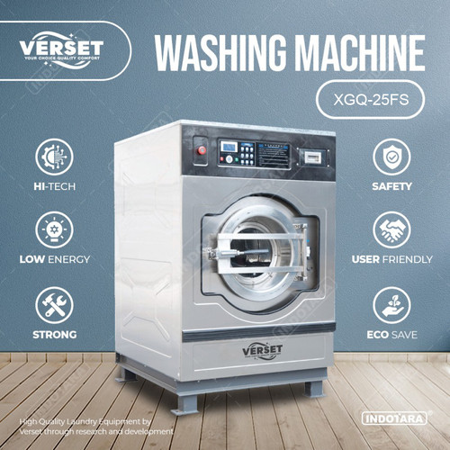 [EZM.1010068] Mesin Laundry Industri / Washer Extractor Verset XGQ-25FS