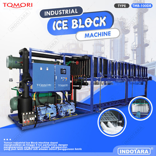 [EZM.1010076] 10 Ton Ice Block Machine / Tomori Industrial Ice Block Machine 10 Ton - Direct System TMB-100DR