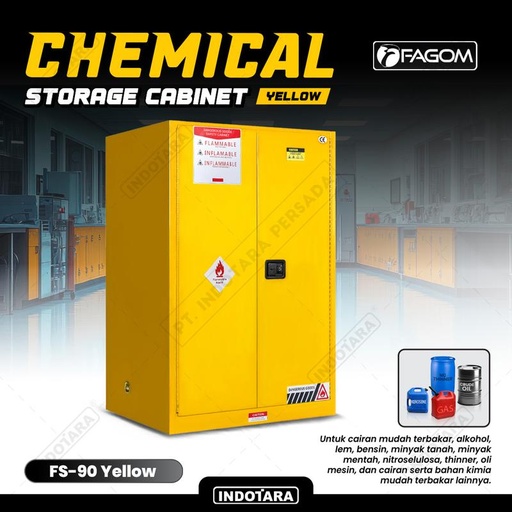 [EZM.1010079] Lemari Penyimpanan Tahan Api untuk Cairan Mudah Terbakar / Safety Storage Cabinet for Flammable Liquid FAGOM