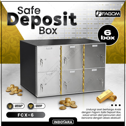 [EZM.1010080] Kotak Penyimpanan / Safety Deposit Box / Safety Box / Modular Safe Deposit Box - FAGOM