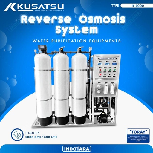[EZM.1010081] Industrial Reverse Osmosis System Kusatsu IT-3000
