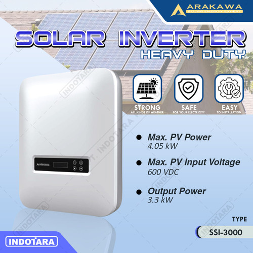 [EZM.1010085] Solar Inverter / Solar Controller On Grid ARAKAWA SSI-3000