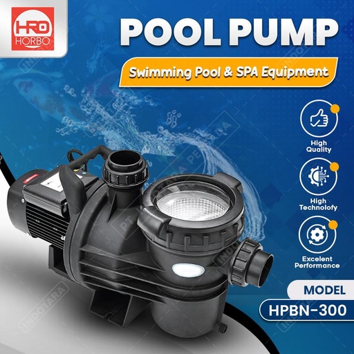 [EZM.1010098] Pool Pump / Horbo Swimming Pool & SPA Equipment Heavy Duty Pool Pump HPBN-300 KS 600 l/min, 2.2 KW, 380 V