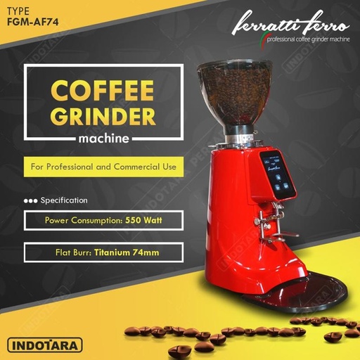 [EZM.1010099] Coffee Grinder Ferratti Ferro Grinder Machine FGM-AF74