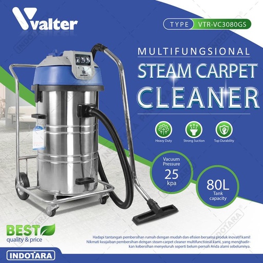 [EZM.1010106] Industrial Vacuum Cleaner VALTER VTR-VC3080GS With Hose 12.5 Meter