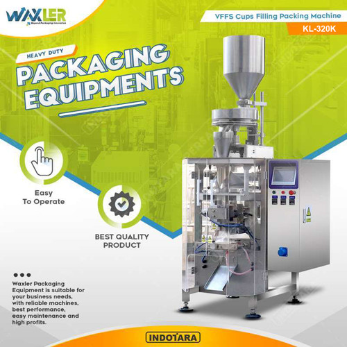 [EZM.1010109] Mesin Cup Filling & Sealing Packing Machine Waxler KL-320K