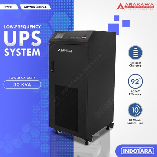 [EZM.1010111] UPS Online 30 KVA / Arakawa Online UPS 3 Phase MP98B - 10 Minute Backup