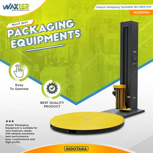 [EZM.1010116] Mesin Stretch Wrapping Turntable dia 1.500mm Waxler - WL2000A