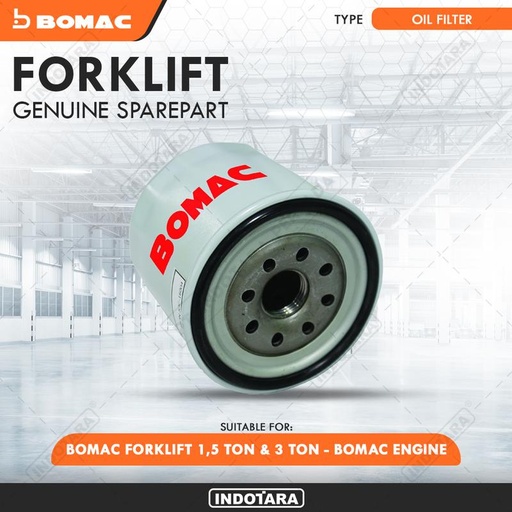 [EZM.1010144] Oil Filter For BOMAC Forklift 1.5 Ton and 3 Ton - Bomac Engine