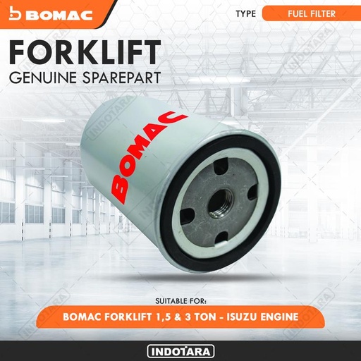 [EZM.1010146] Fuel Filter For BOMAC Forklift 1.5 Ton and 3 Ton - Isuzu Engine