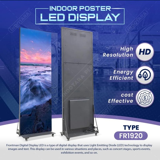 [EZM.1010157] Fronman Digital LED Indoor - Poster Display FR1920